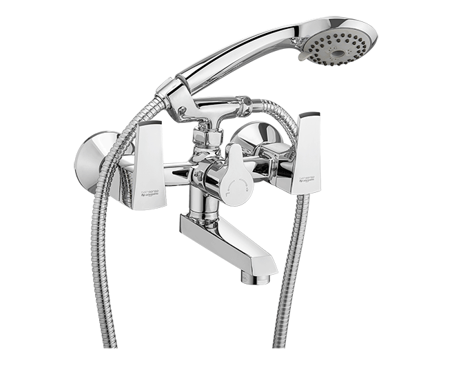 Wall Mixer telephonic shower arrangement