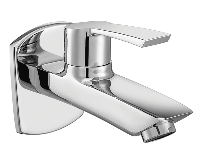 Bib Cock with Wall Flange