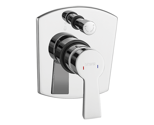 Single Lever Concealed Diverter 3-inlet push type