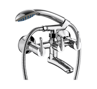 Wall Mixer telephonic shower arrangement