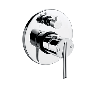 Single Lever Concealed Diverter push upper