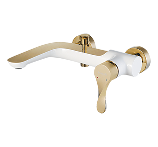 Single Lever Wall Mixer telephonic shower arrangement