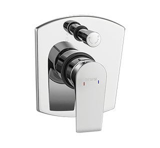 Single Lever Concealed Diverter 3-inlet push type