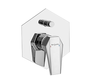 Single Lever Concealed Diverter 3-inlet push type