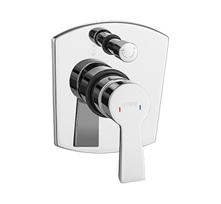 Single Lever Concealed Diverter 3-inlet push type