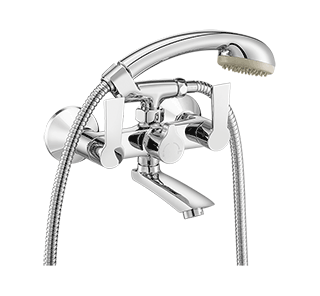 Wall Mixer telephonic shower arrangement