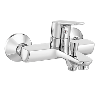 Single Lever Wall Mixer telephonic shower arrangement